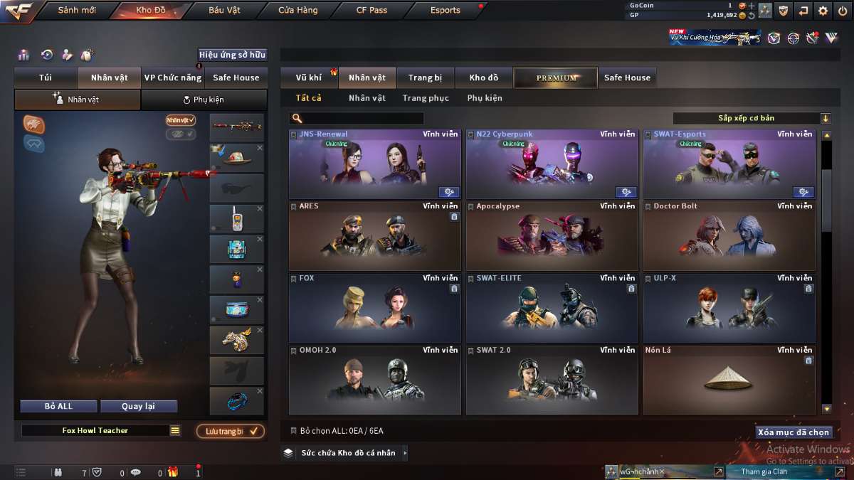 shop acc cf uy tin gia re